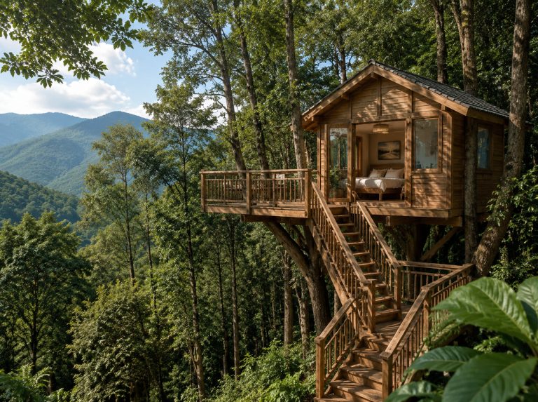 弥渡县景区悬空树屋